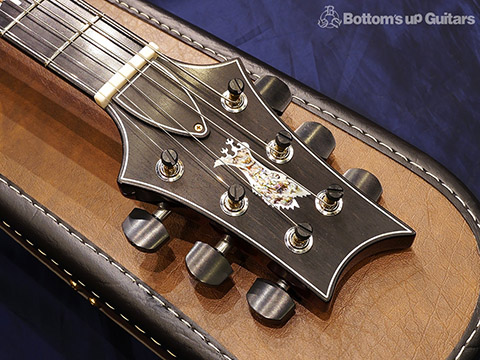 PRS Private Stock PS #5995 Singlecut Archtop -Toned Top with Smoked Burst / Faded Red Tiger Back